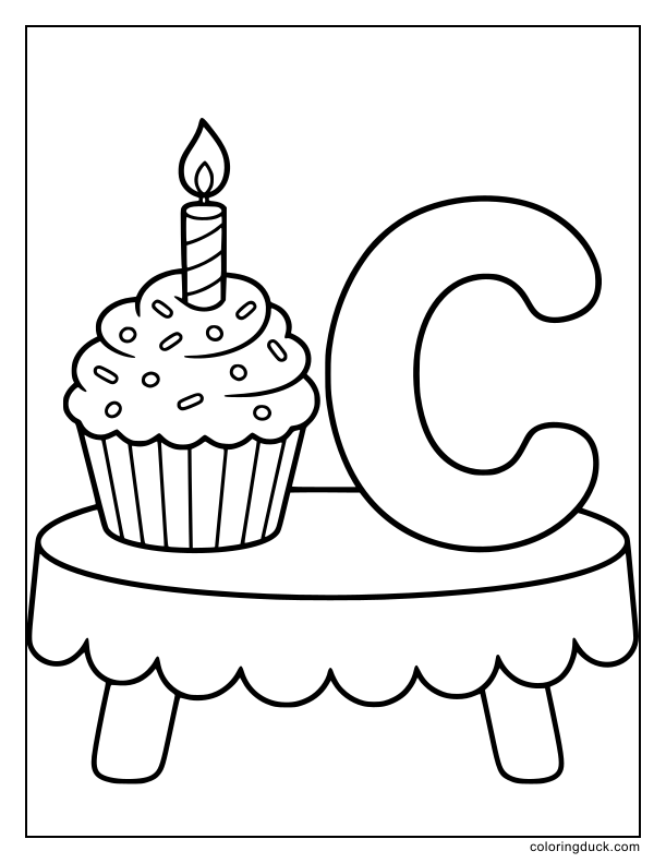 Colorful sweet cupcake decorated with a single lit candle on top.